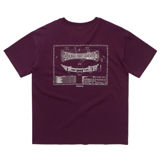 Concept SB1 Tee - Oxblood Red - 2026