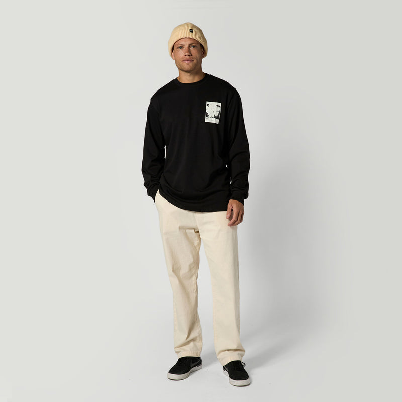Load image into Gallery viewer, Heartsease L/S Tee - Black - 2026
