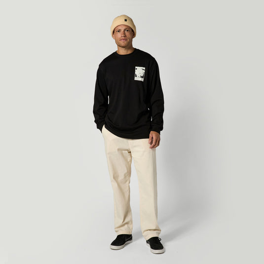 Heartsease L/S Tee - Black - 2026