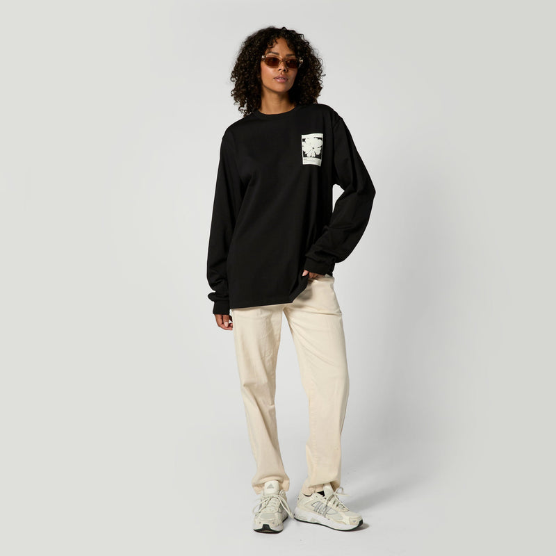 Load image into Gallery viewer, Heartsease L/S Tee - Black - 2026
