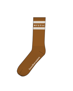 Brand Seasonal Socks - Golden Brown - 2026