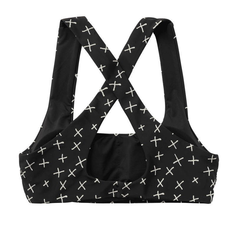 Load image into Gallery viewer, Lana Cross Bikini Top - Black - 2025
