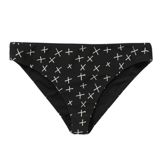 Lana Cross Bikini Bottom - Black - 2025