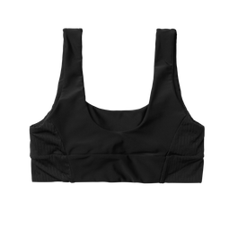 Leia Athletic Bikini Top - Black - 2026