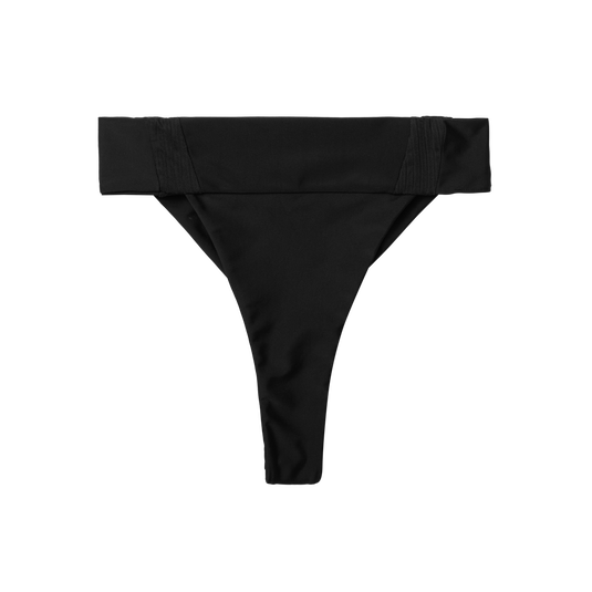 Leia Athletic Bikini Bottom - Black - 2026