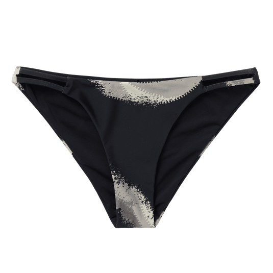 Bodil Strappy Bikini Bottom - Black Allover - 2025