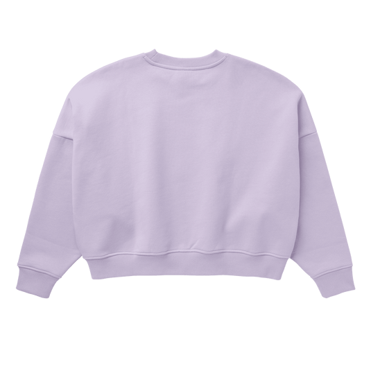 Dropped Shoulder Crew Sweat Women - Lilac - 2025