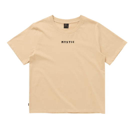 Brand Seasonal Tee Women - Warm Sand - 2025
