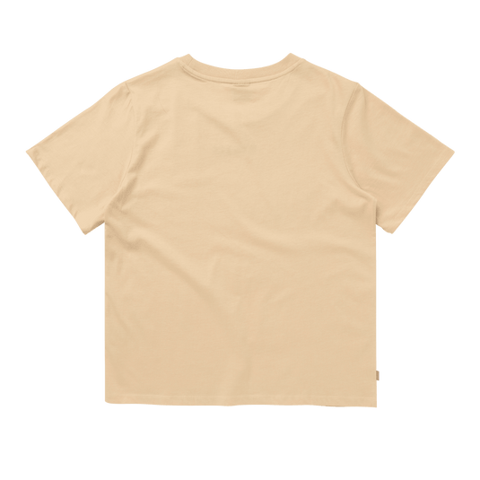 Brand Seasonal Tee Women - Warm Sand - 2025