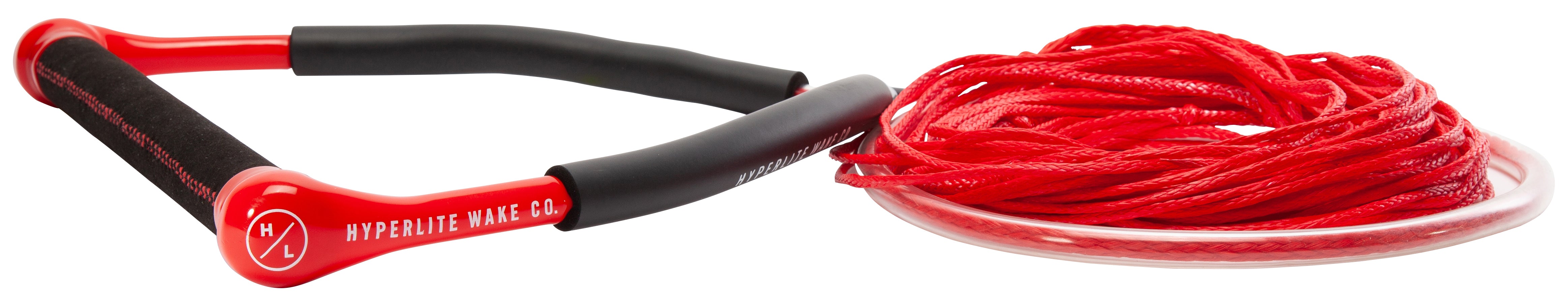 Produktbild von Hyperlite CG Handle Wakeboard Tow Rope, 65ft (ca. 20m), Mit Schwimmgriff, Rot - Für Wakeboarding & Wasserski