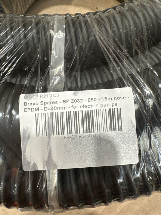 Bravo Spares - SP Z032 - 850 - 15m hose - EPDM - D=40mm - for electric pumps