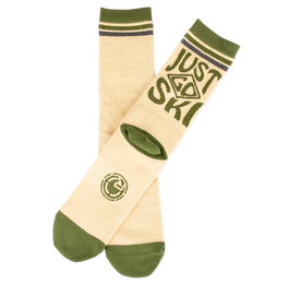 Crew Socks - Just Go Ski - OSFM - 2027