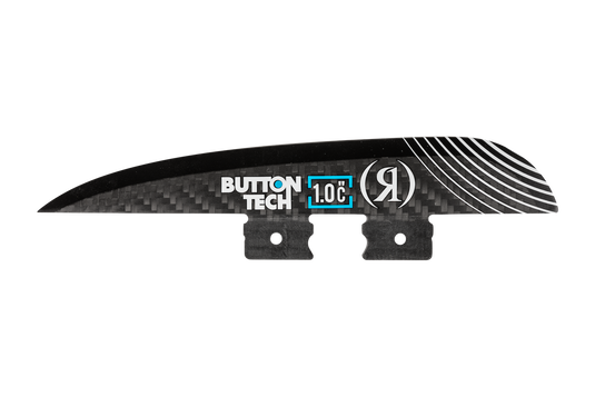 1.0 in. - Button - Blueprint -  Center - Fiberglass Surf Fin - 2027