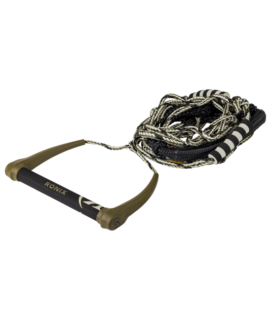 808 Surf - 11 in. Silicone Handle w/25 ft. 4-Sect. Bungee Rope - Olive/Tan - 2027