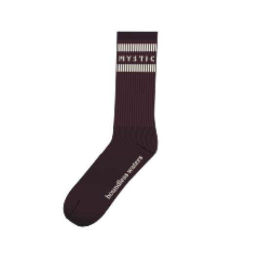 Brand Season Socks - Oxblood Red - 2026