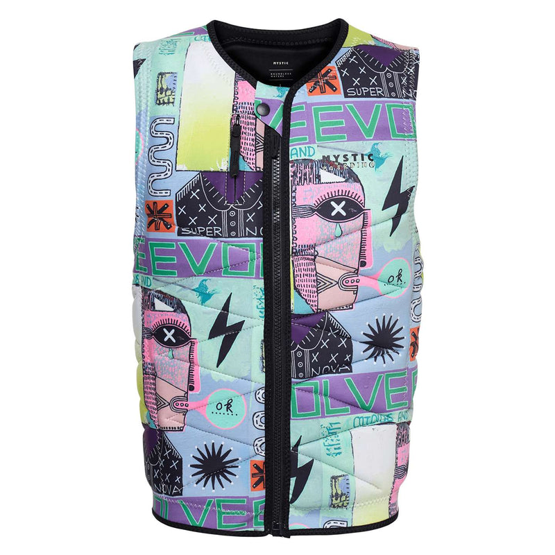 Load image into Gallery viewer, Outlaw Impact Vest Fzip Wake - White Allover - 2025
