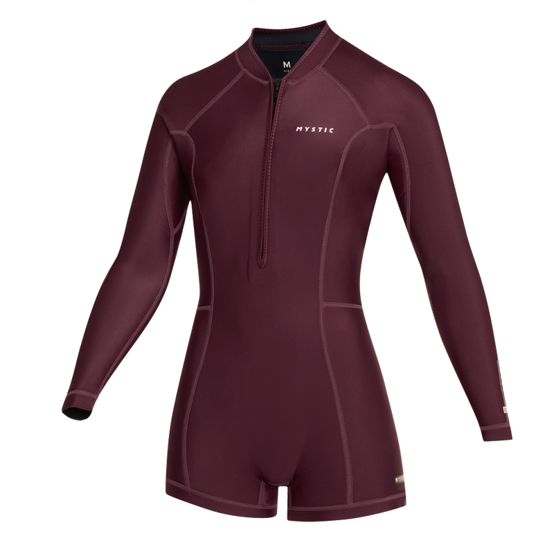 Load image into Gallery viewer, Lunar Longarm Shorty 2/2mm Fzip Women - 2026 - Oxblood Red

