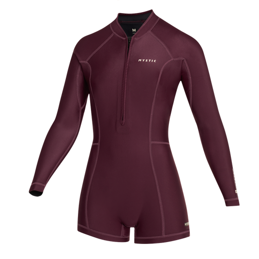 Lunar Longarm Shorty 2/2mm Fzip Women - 2026 - Oxblood Red