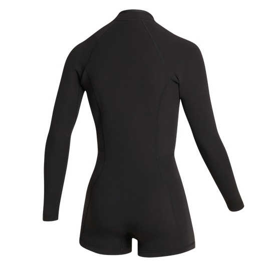 Lunar Longarm Shorty 2/2mm Fzip Women - 2026 - Black
