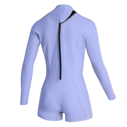 Lunar Longarm Shorty 2/2mm Bzip Women - 2026 - Iris Blue