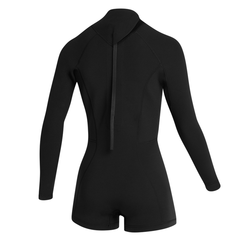 Load image into Gallery viewer, Lunar Longarm Shorty 2/2mm Bzip Women - 2026 - Black
