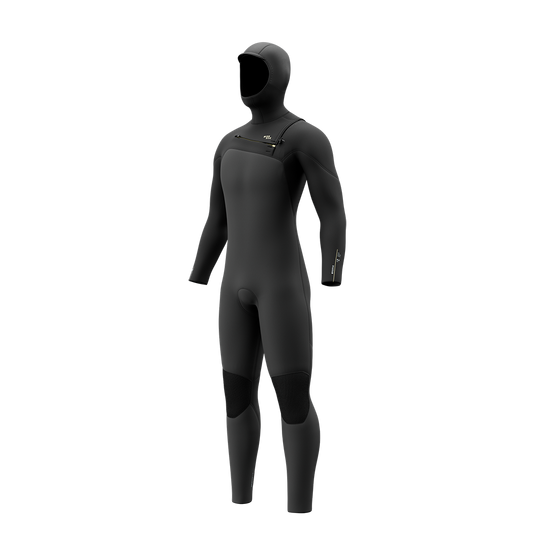 Motion Hooded Fullsuit 5/3mm Fzip - Black - 2027