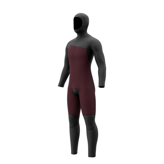Motion Hooded Fullsuit 5/3mm Fzip - Black - 2027