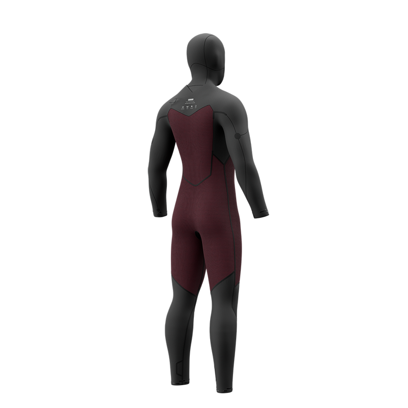 Load image into Gallery viewer, Motion Hooded Fullsuit 5/3mm Fzip - Black - 2027
