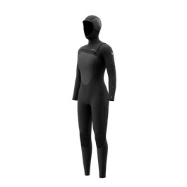 Gem Fullsuit 6/4/3mm Hooded Fzip - Black - 2027