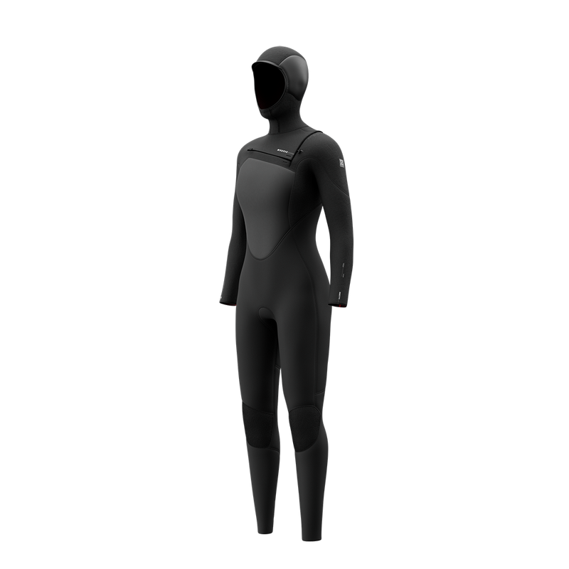 Load image into Gallery viewer, Gem Fullsuit 6/4/3mm Hooded Fzip - Black - 2027
