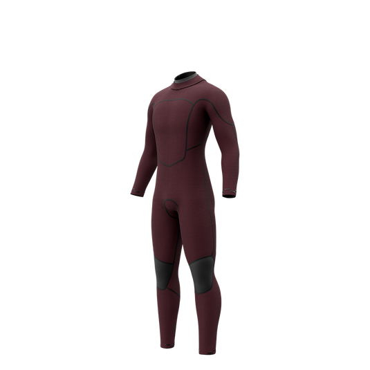 Majestic Fullsuit 4/3mm Bzip - Black - 2027