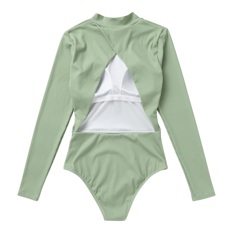 Load image into Gallery viewer, Sofi Open Back One Piece Women - Sage Green - 2027
