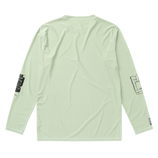Boarding L/S Rashvest - Sage green - 2027
