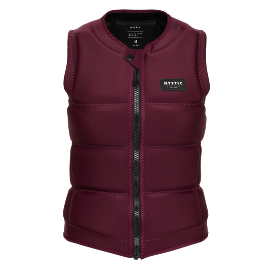 Star Impact Vest Fzip Wake Women - 2026 - Oxblood Red