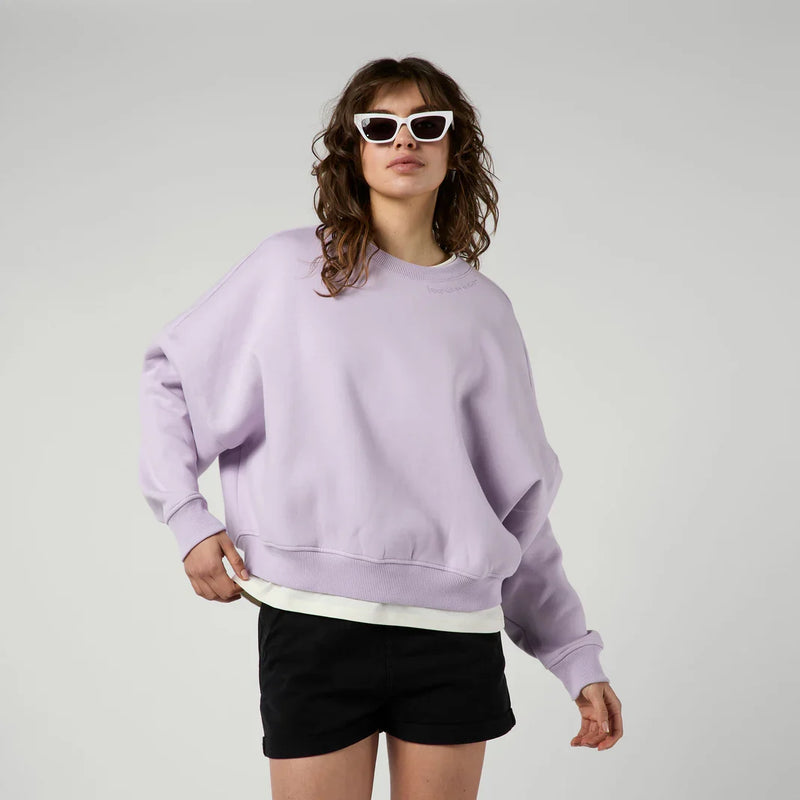Load image into Gallery viewer, Dropped Shoulder Crew Sweat Women - Lilac - 2025
