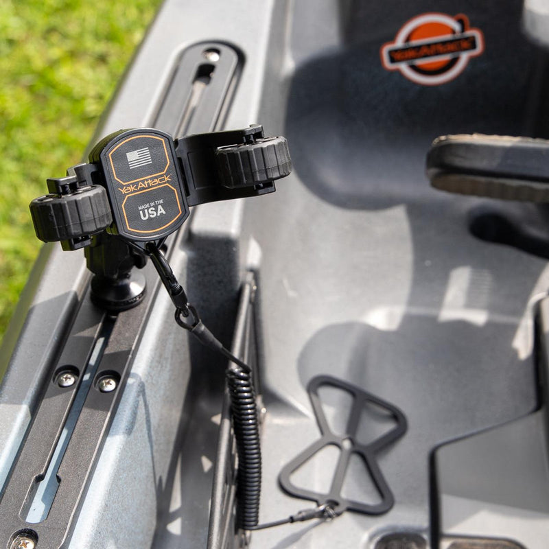 Load image into Gallery viewer, YakAttack - RotoGrip Phone Holder with 1&quot; Screwball Track Mount YakAttack
