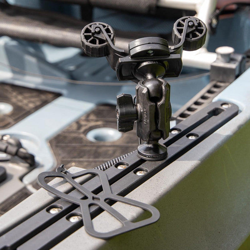 Load image into Gallery viewer, YakAttack - RotoGrip Phone Holder with 1&quot; Screwball Track Mount YakAttack
