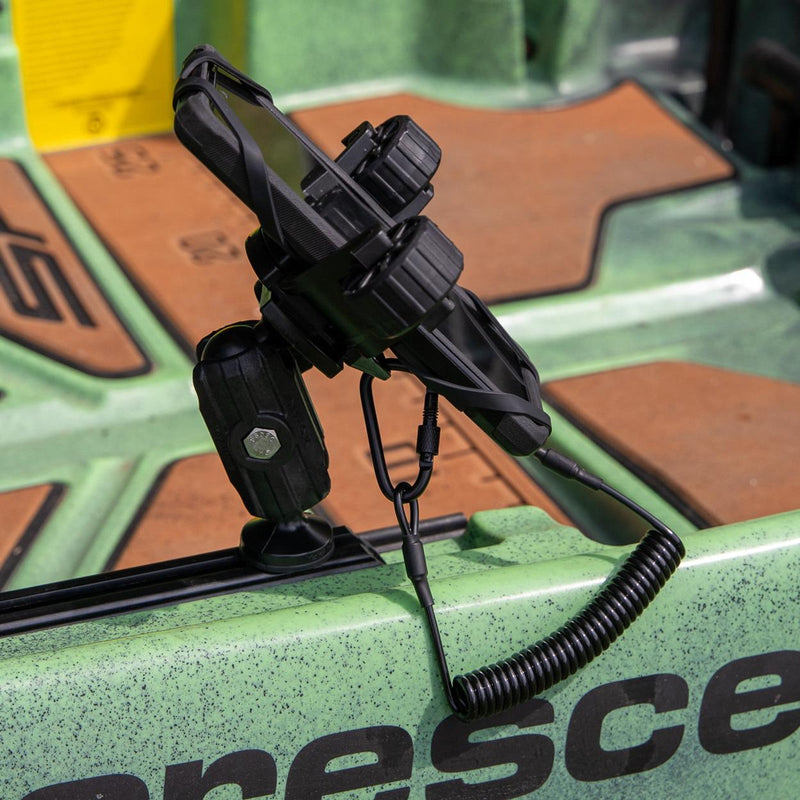 Load image into Gallery viewer, YakAttack - RotoGrip Phone Holder with 1&quot; Screwball Track Mount YakAttack
