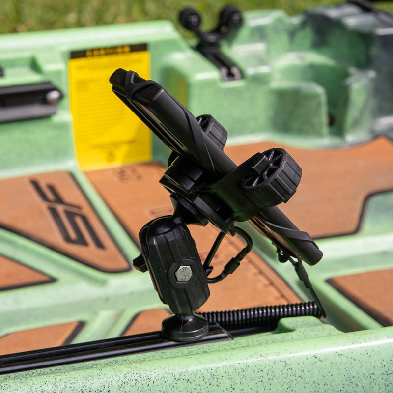Load image into Gallery viewer, YakAttack - RotoGrip Phone Holder with 1&quot; Screwball Track Mount YakAttack
