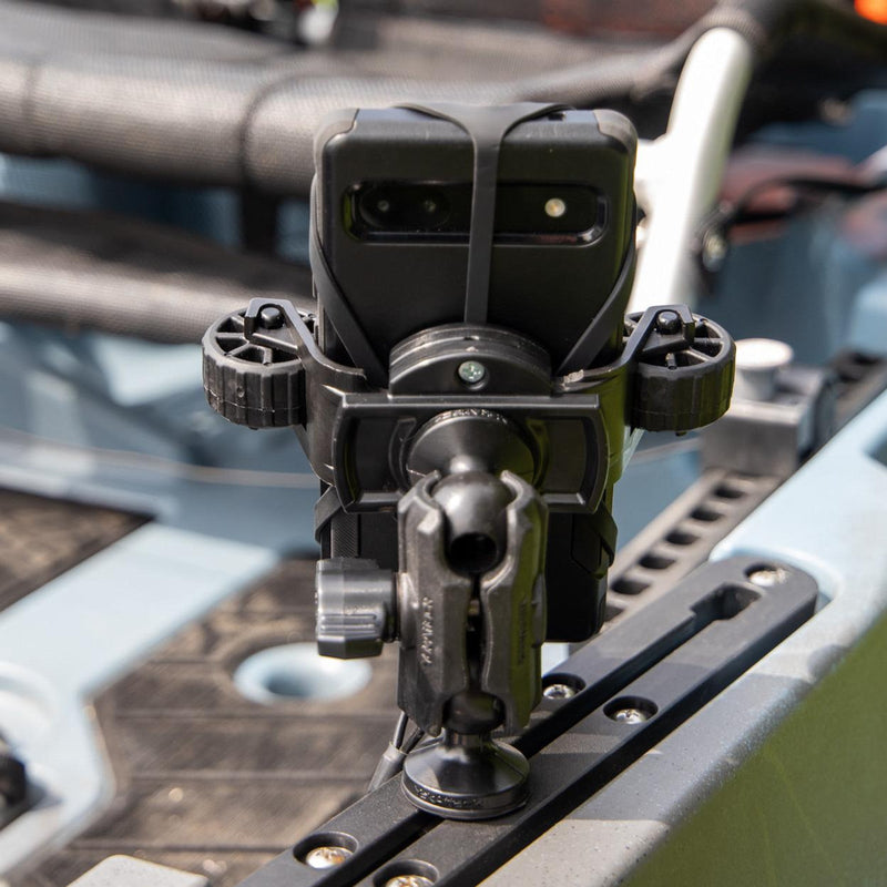 Load image into Gallery viewer, YakAttack - RotoGrip Phone Holder with 1&quot; Screwball Track Mount YakAttack
