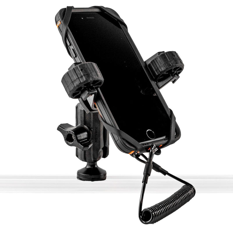 Load image into Gallery viewer, YakAttack - RotoGrip Phone Holder with 1&quot; Screwball Track Mount YakAttack
