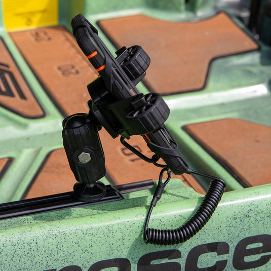YakAttack - RotoGrip Phone Holder with 1" Screwball Track Mount YakAttack