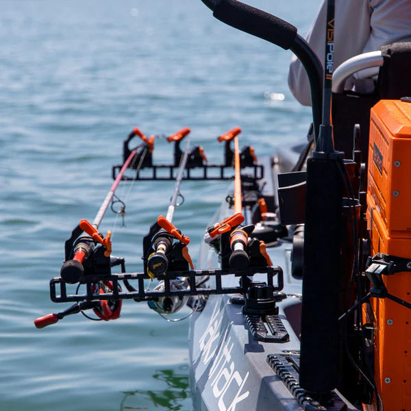 Load image into Gallery viewer, YakAttack - SideStage Rod Rack includes 6 Flipgrips, 2 ClickTrac Rails, Simple Track Mount
