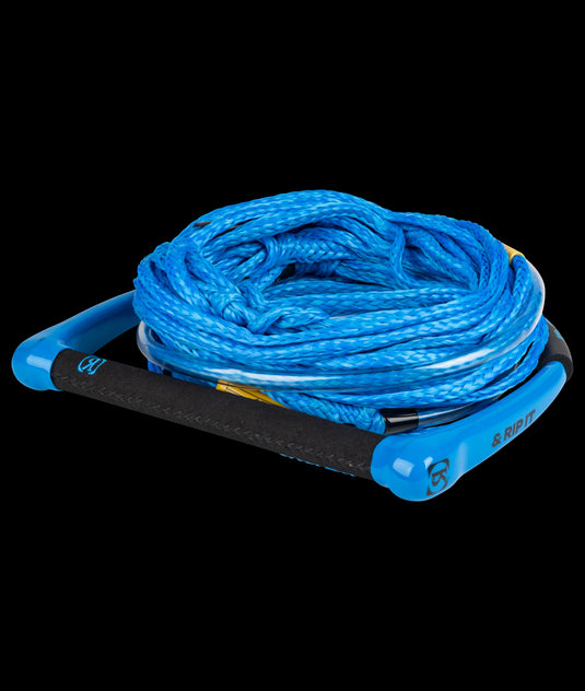 Kid's Combo - 13 in. Hide Grip  0.94 in. Dia. w/65 ft. 6-Sect. PE Rope - Blue - 2027
