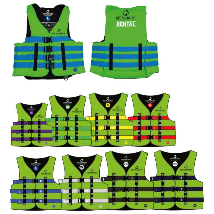 Load image into Gallery viewer, Spinera - 420D Rental Nylon Vest - 50N - Lime Green
