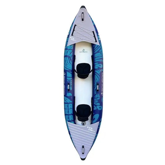 Duo 340 Package - 2 Person HDDS Kayak - 2x Paddles, Pump, Seats & Bag