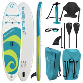 Classic iSUP HDDS - w/ Kayak Seat, ALU Paddle, Leash, Pump & Bag - 10ft0 - Teal