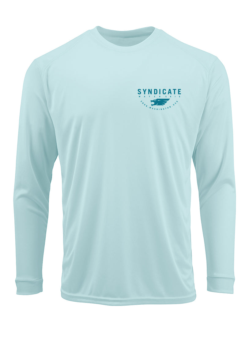 Load image into Gallery viewer, Syndicate Sun Shield LS Crew - Aqua Mint - 2025
