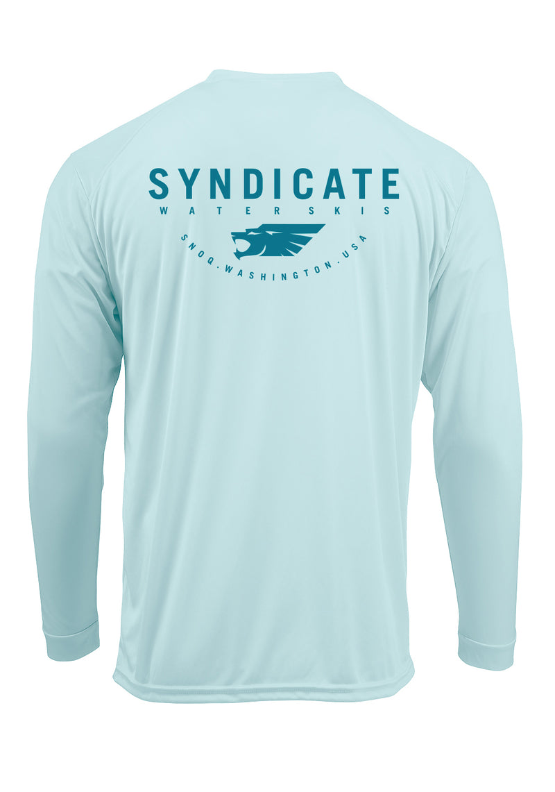 Load image into Gallery viewer, Syndicate Sun Shield LS Crew - Aqua Mint - 2025
