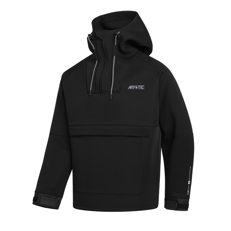 Load image into Gallery viewer, Fury Neoprene Hoodie 3/2mm - Black - 2024
